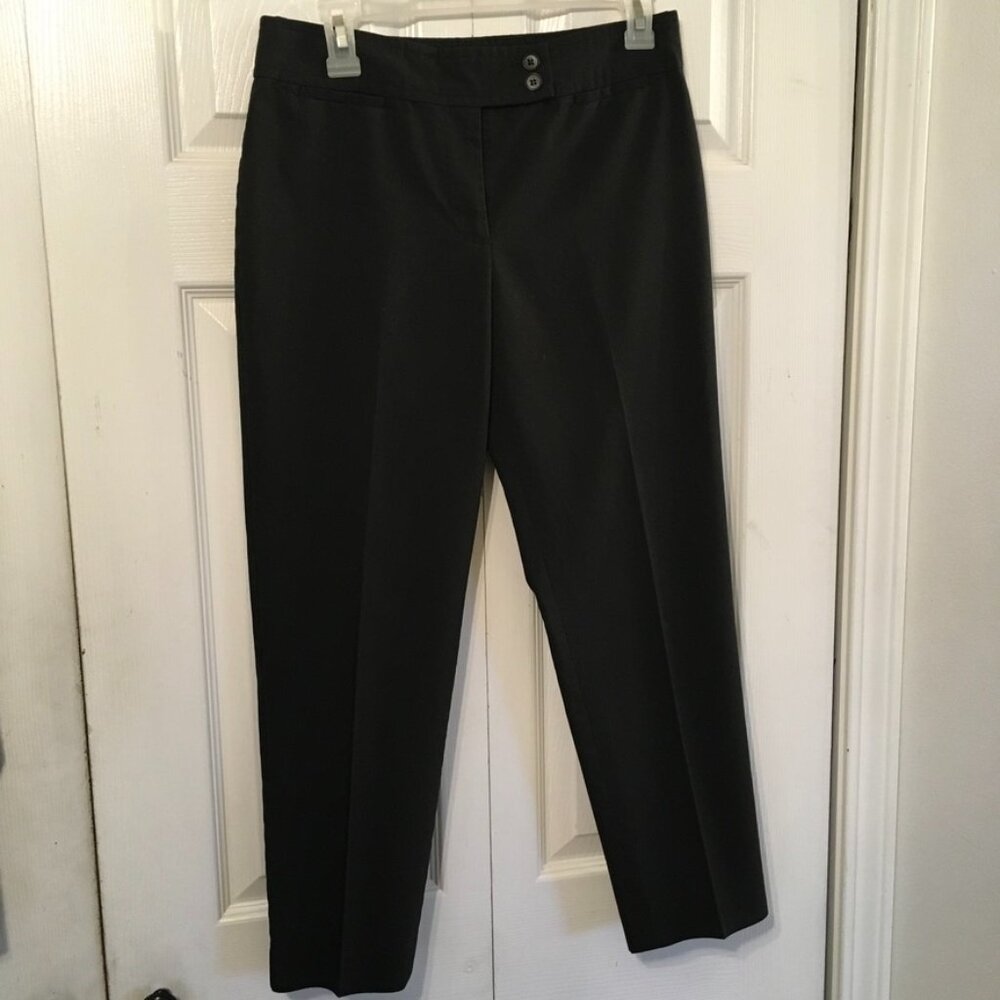 Talbots Petite Black Cropped Dress Pants